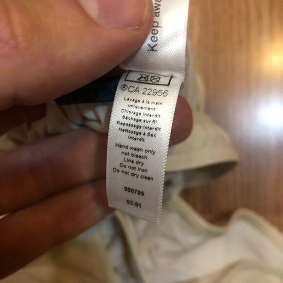 Maison Lejaby Paris One-Piece XS Clous Cream Beige Plunging V Neck NWT's $250 - Picture 11 of 12